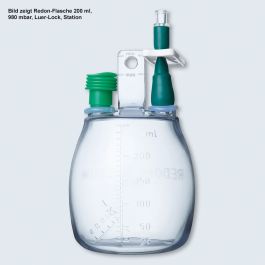 [PFM 20203] Redon-Flaschen 200 ml, 980mbar Luer-Lock, Station, steril (40 Stck.)