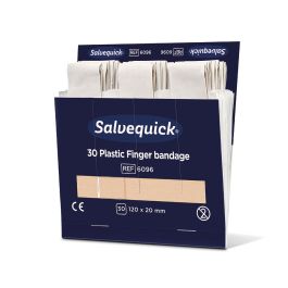 [CED 6096] Salvequick Fingerverband 120 x 20 mm Wasserabweisend Refill (30 Strips)