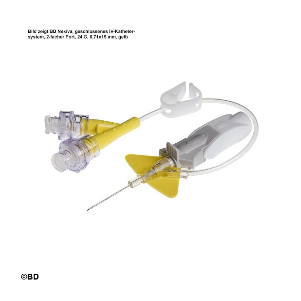 BD Nexiva, geschlossenes IV-Katheter System, 2-facher Port, 20 G, 1,1 x 32 mm