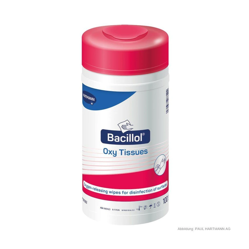 [BOD 981982] Bacillol Oxy Tissues Flächendesinfektionstücher (100 Stck.)