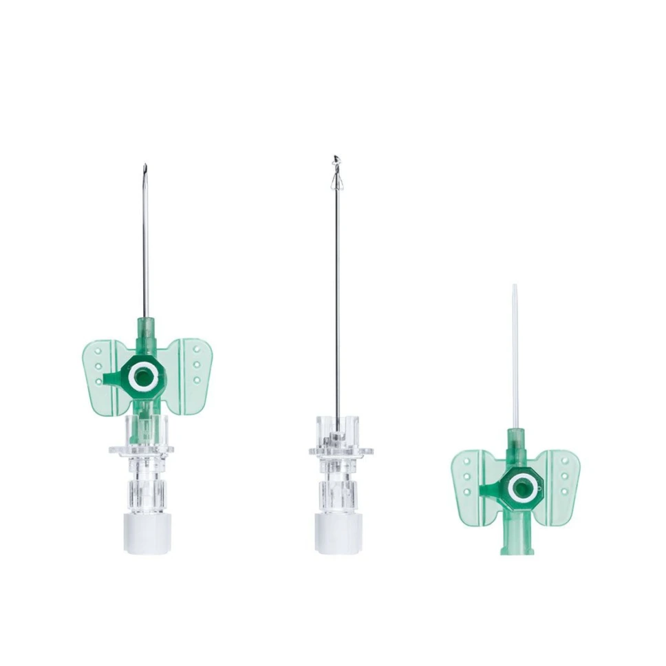 Vasofix Safety 18 G, 1,3 mm, grün mit weißem Ring, 33 mm Stichlänge, PUR