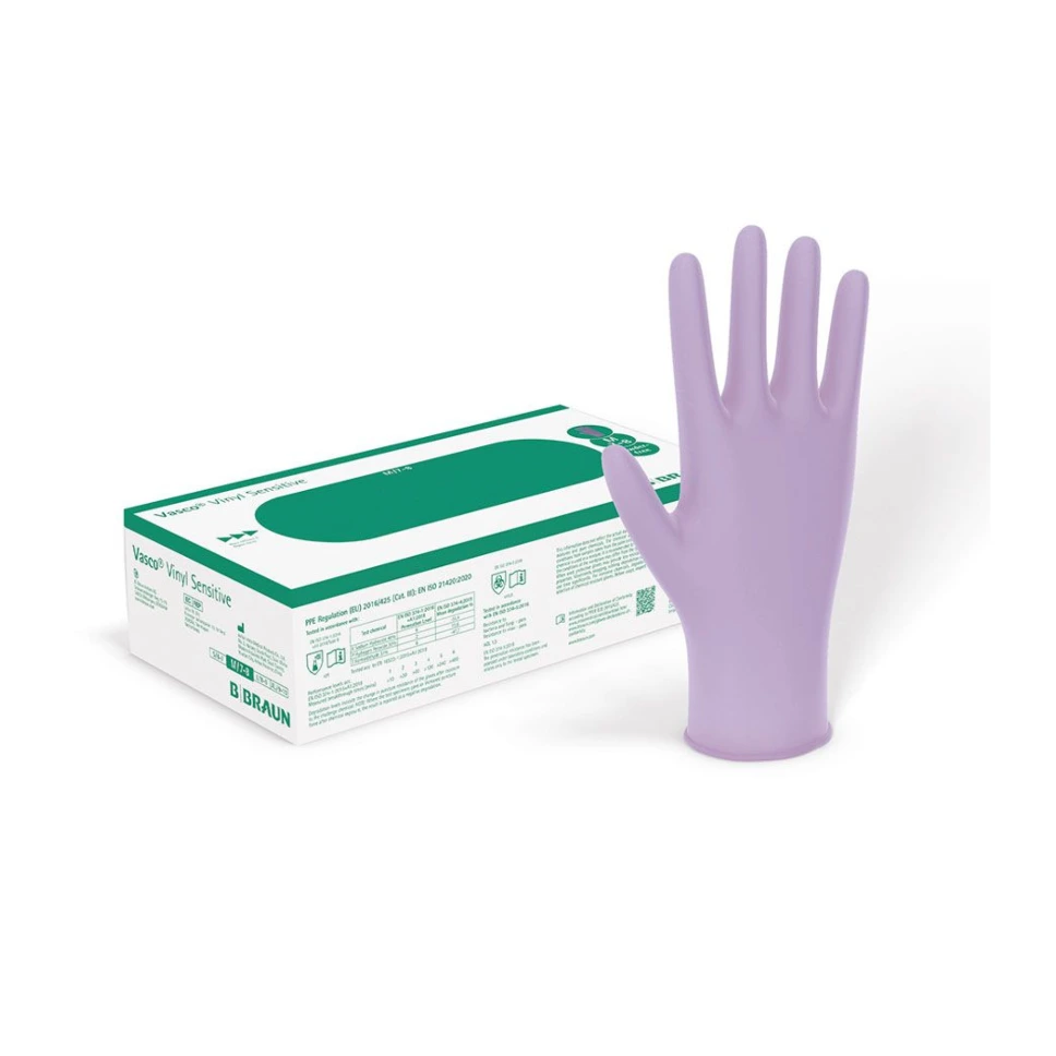 Vasco Vinyl Sensitive U.-Handschuhe Gr. XL (100 Stck.)