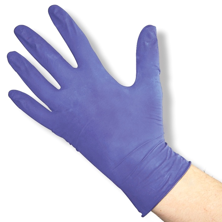 [MEG 136210] Nitril U.-Handschuhe saphir Gr. S unsteril puderfrei (100 Stck.)