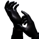 Nature Gloves Nitril U.-Handschuhe Schwarz, Gr. L unsteril puderfrei