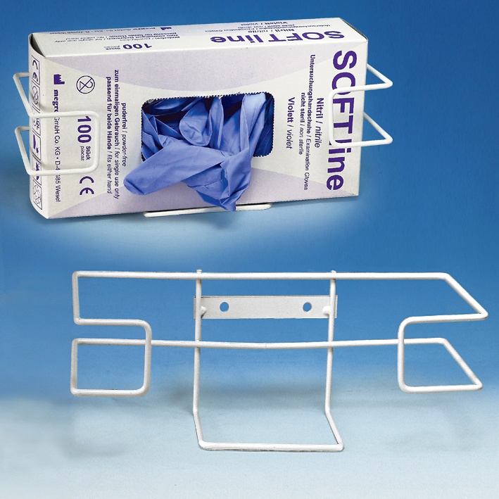 Handschuhbox-Halterung ratiomed Aus Draht, weiß