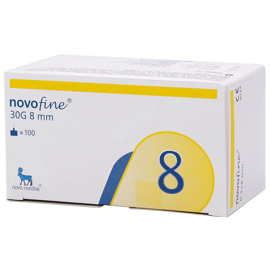 NovoFine Pen-Kanülen 30 G x 1/3 0,30 x 8 mm (100 Stck.)