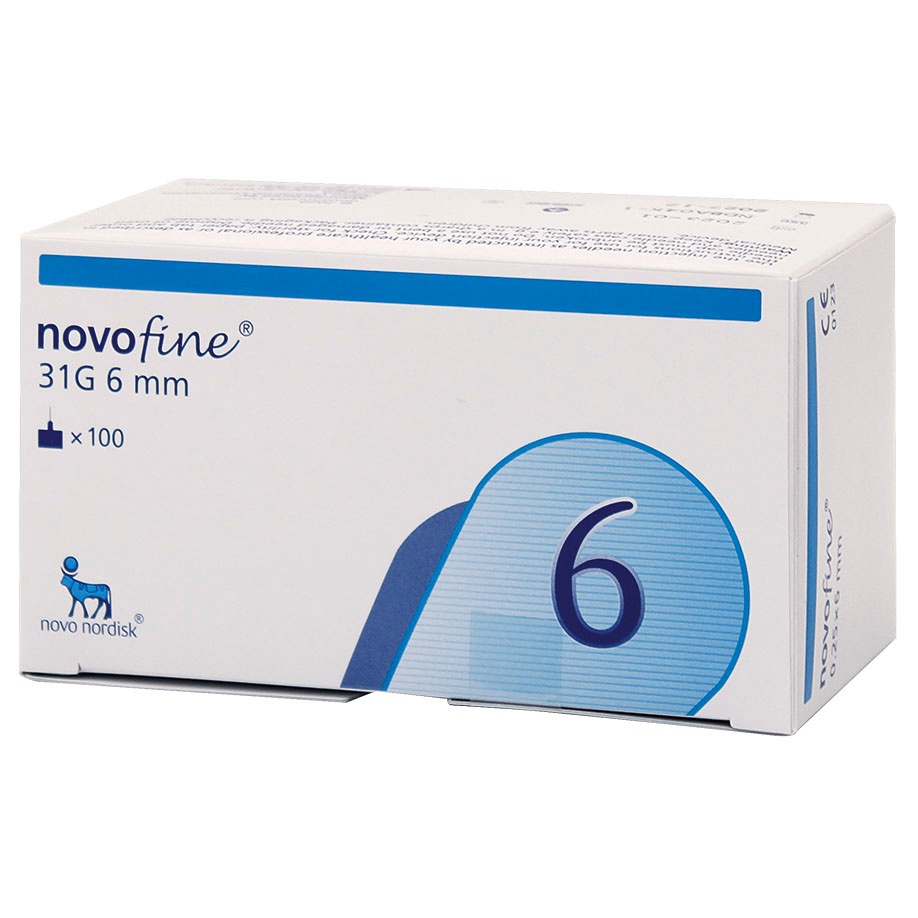 [MEG 140013] NovoFine Pen-Kanülen 31 G 0,25 x 6 mm (100 Stck.)