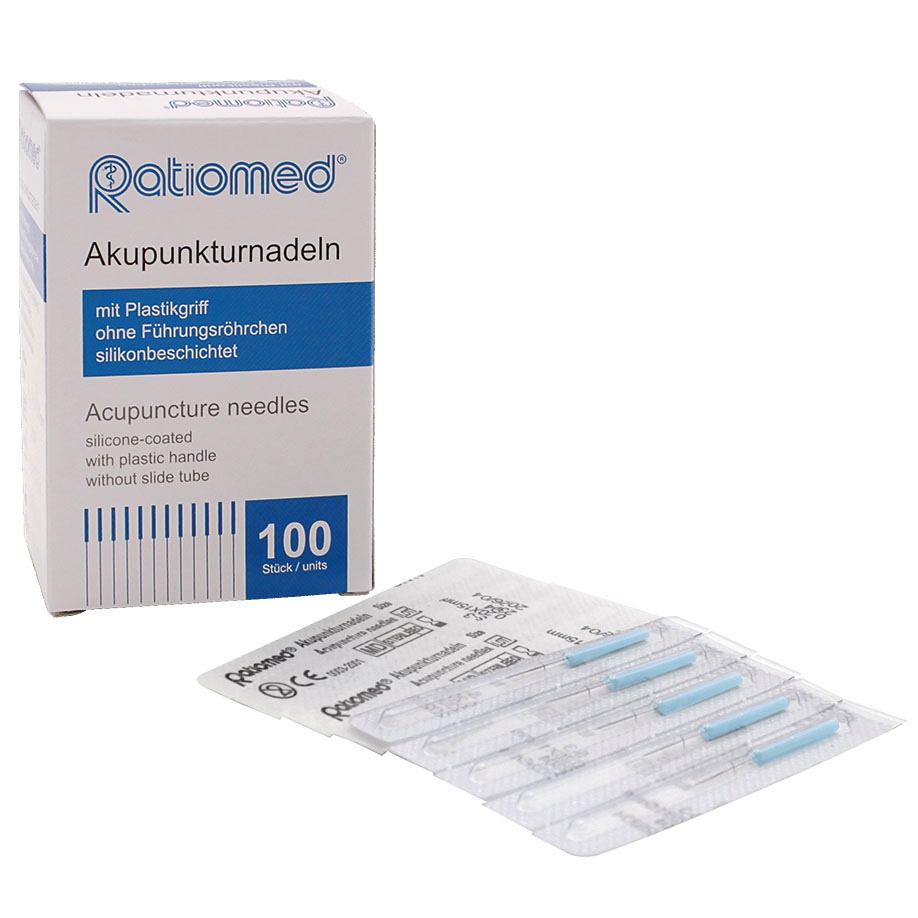 [MEG 148011] Akupunkturnadeln ratiomed 0,20 x 15 S3 Silikonbeschichtet (100 Stck.)