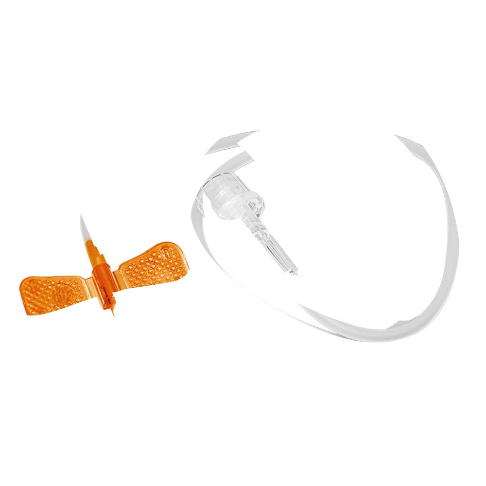 Wingflo Flügelkanülen 25 G, 0,50 x 19 mm, orange (50 Stck.)