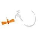 Wingflo Flügelkanülen, 25 G, 0,50 x 19 mm, orange