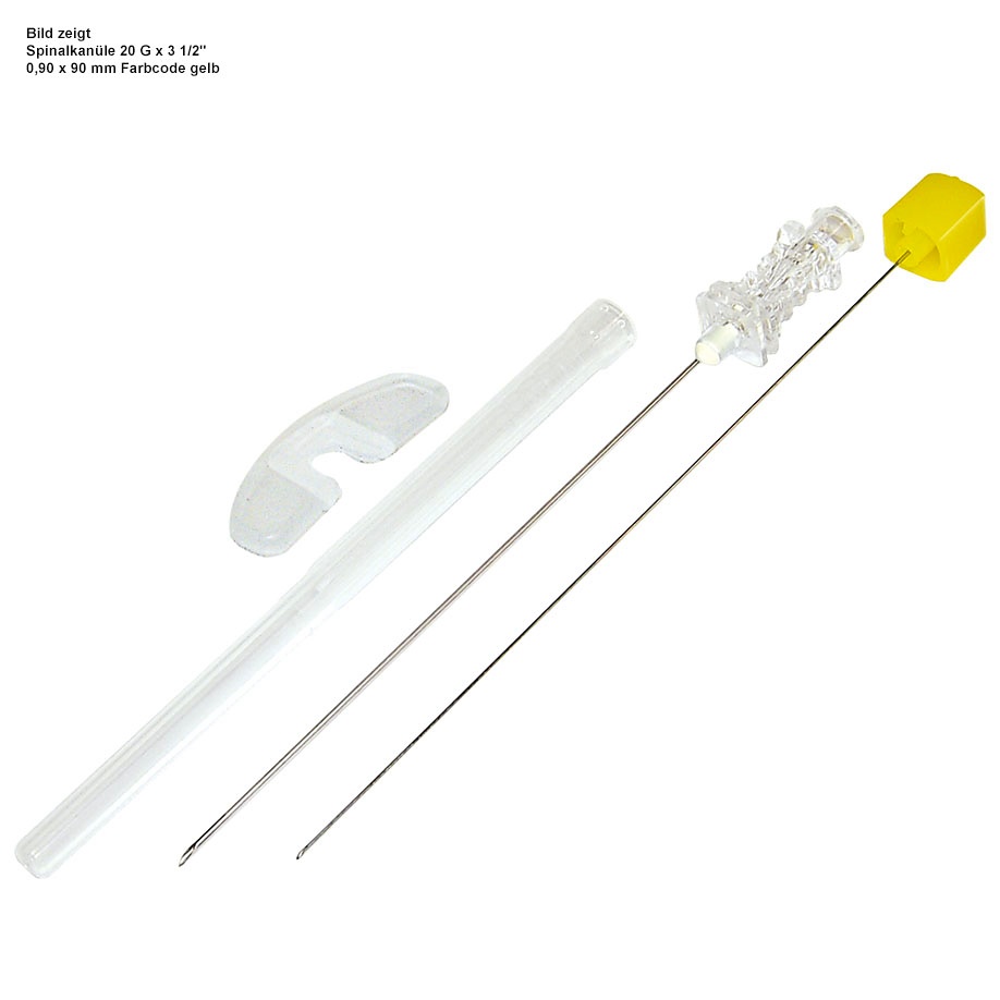 Spine-ject Spinalkanülen 20 G x 6'' 0,90 x 150 mm, gelb (10 Stck.)