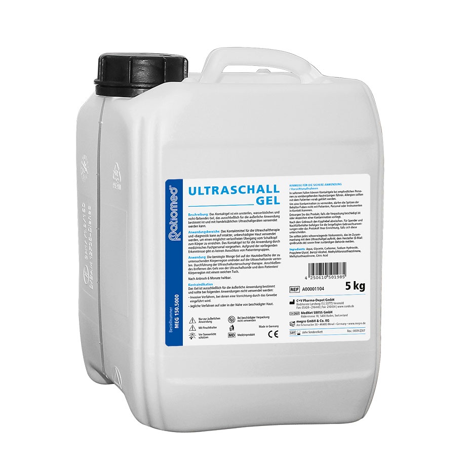 [MEG 150.5000] Ultraschallgel ratiomed 5 kg