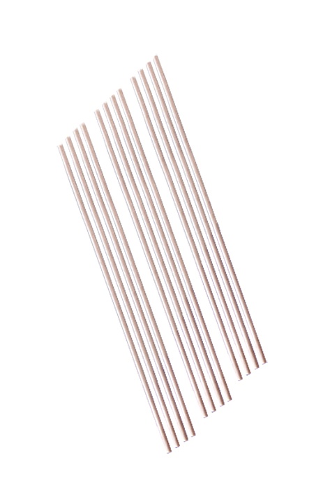 Watteträger Hartholz Ungespitzt 15 cm, Ø 3 mm (100 Stck.)