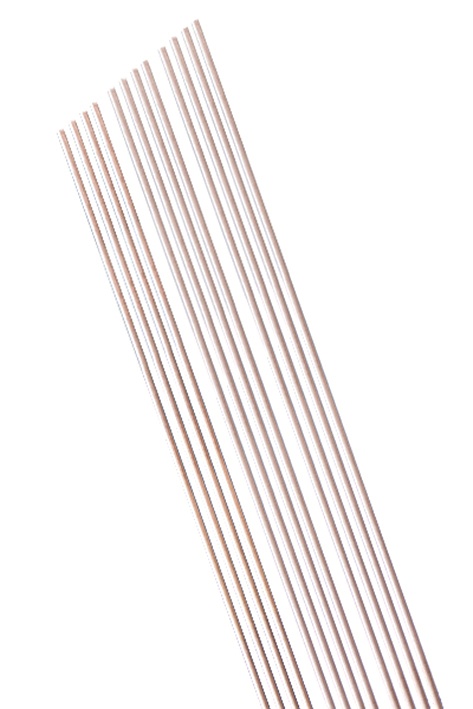 Watteträger Hartholz Ungespitzt 30 cm, Ø 3 mm (100 Stck.)