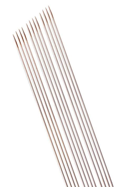 [MEG 155230] Watteträger Hartholz einseitig spitz 30 cm, Ø 3 mm (100 Stck.)