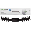 KOMFOHR Maskenhalter schwarz Einzeln im Komfort-Etui