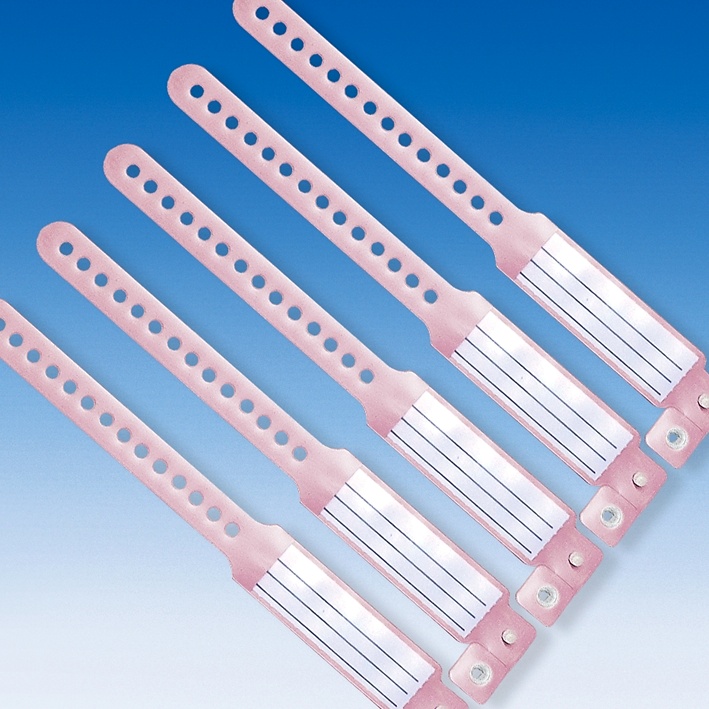 Namensbänder Kinder/Säuglinge Original Veri Color, rosa (500 Stck.)