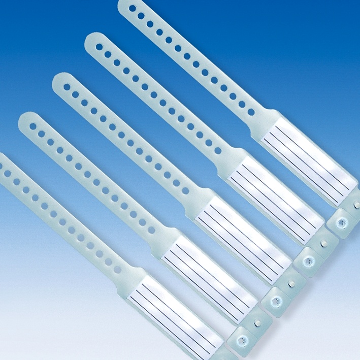 [MEG 180113] Namensbänder Kinder/Säuglinge Original Veri Color, blau (500 Stck.)