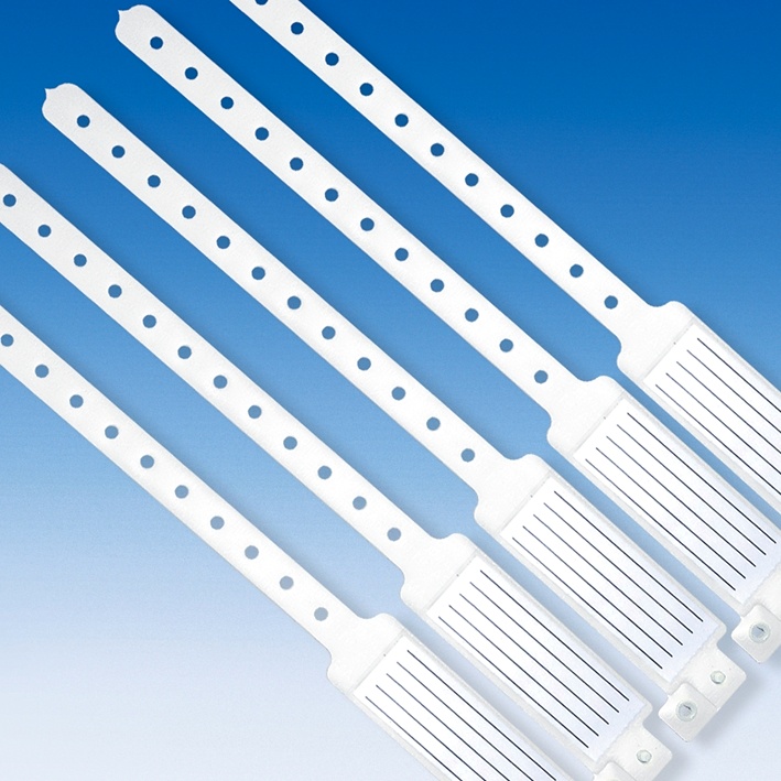 Namensbänder Erwachsene Original Veri Color, weiß (500 Stck.)