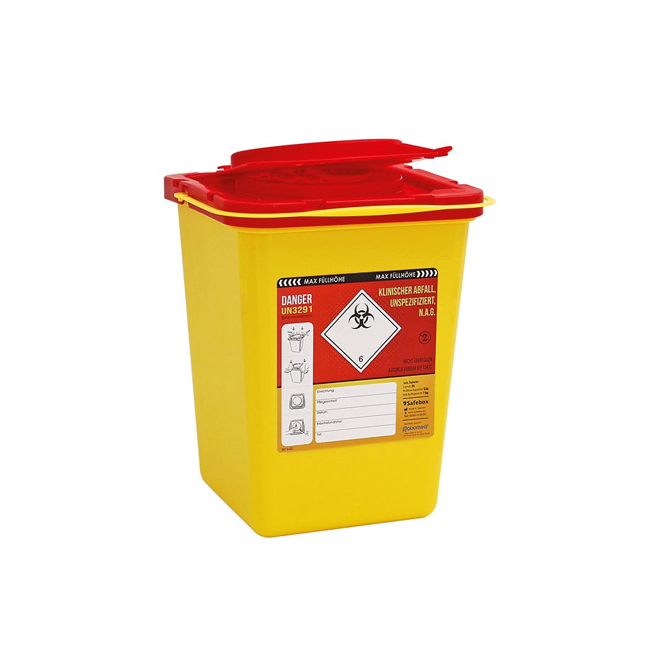 [MEG 193513] Kanülenabwurfbehälter ratiomed Safe-Box 2,0 Ltr.