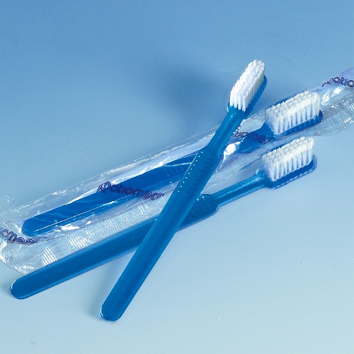 [MEG 199101] Einmal-Zahnbürsten ratiomed Mit Paste, blau (100 Stck.)