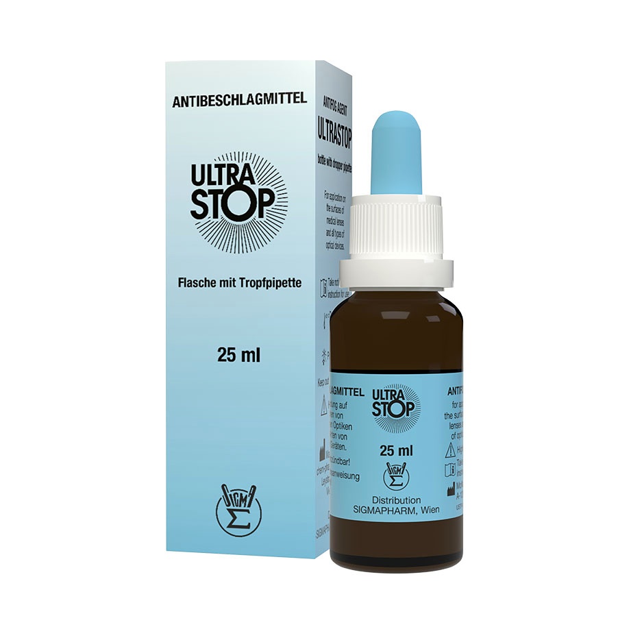 [MEG 220002] ULTRASTOP unsteril 25 ml Tropfflasche, Antibeschlagmittel