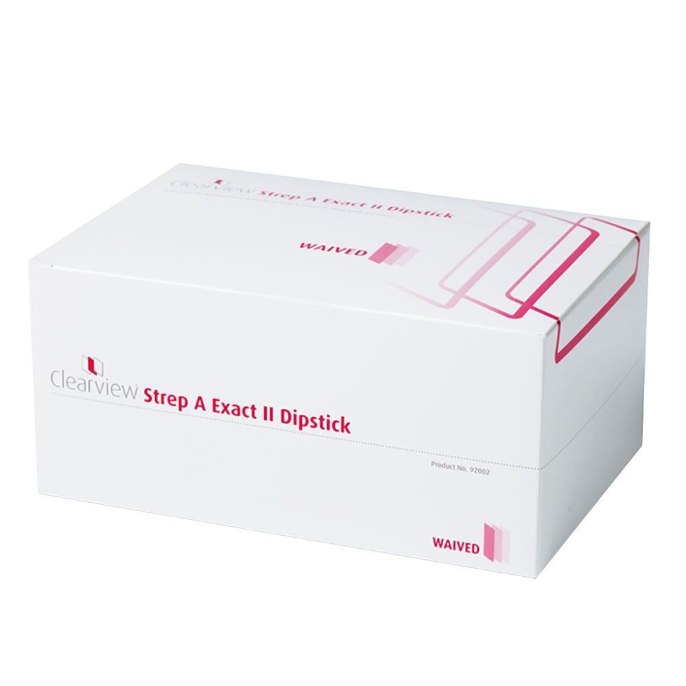 Clearview Strep A Dipstick 2 (25 T.) -neue Ausführung