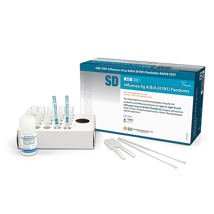 SD Influenza Ag A/B/A (H1N1) Pandemic Schnelltest (10 T.)
