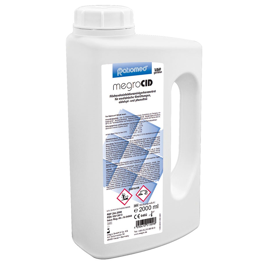 [MEG 284.2000] MegroCID 2 Ltr. Flächendesinfektion