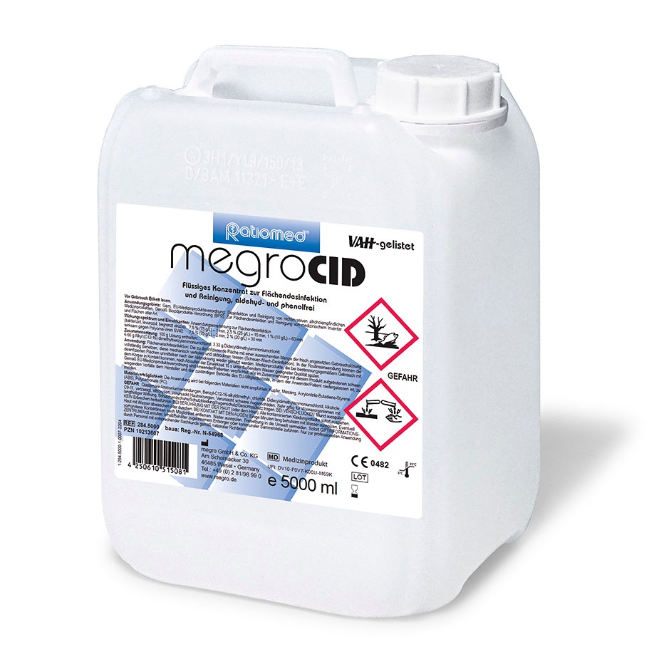 [MEG 284.5000] MegroCID 5 Ltr. Flächendesinfektion