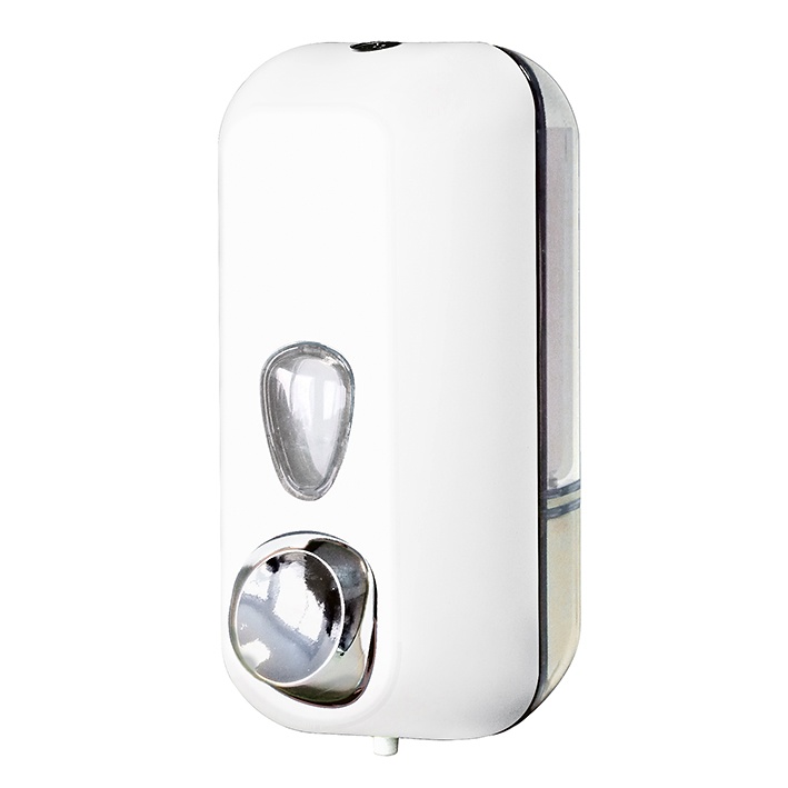 [MEG 289.1051] Seifenspender 550 ml, Kunststoff weiß