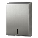 Falthandtuchspender ratiomed Edelstahl, H 37 x B 25,3 x T 12 cm