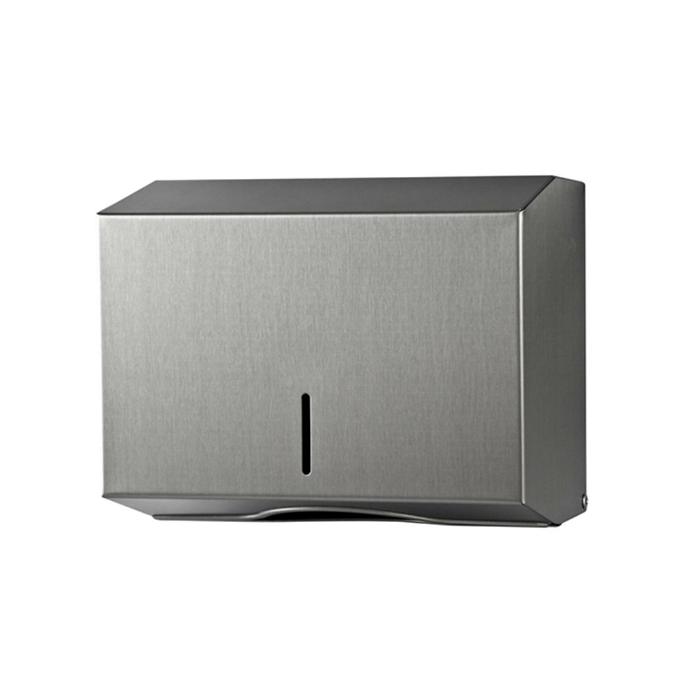 [MEG 289.2001] Falthandtuchspender ratiomed Edelstahl, H 20,3 x B 25,3 x T 12 cm