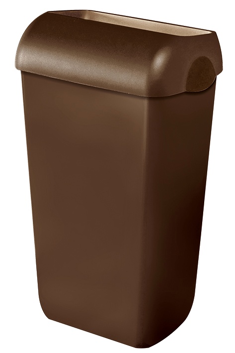 [MEG 289.3014] Abfalleimer Kunststoff braun 23 Ltr.