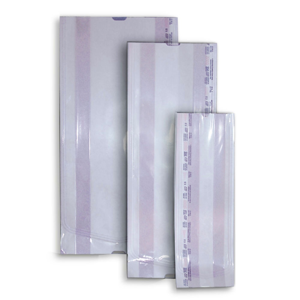 Steri-Beutel 100 x 300 mm mit Falte Mit 3 Indikatoren