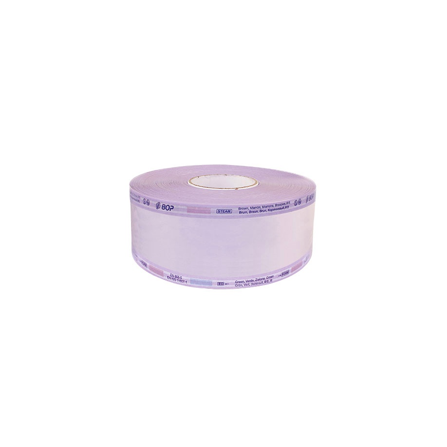 [MEG 300501] Steri-Rolle 75 mm x 200 m ohne Falte Mit 3 Indikatoren