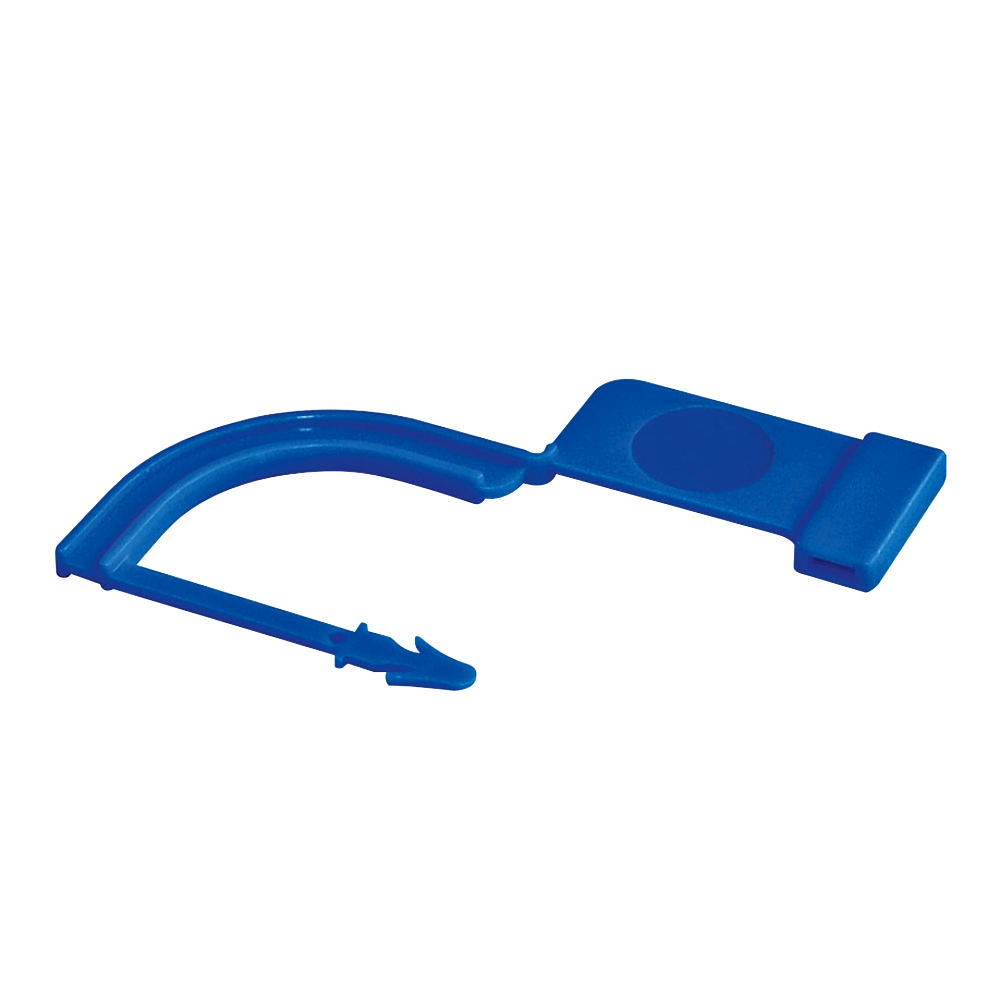 [MEG 340571] Verschlusssiegel ohne Indikator Dunkelblau, eckiger Steg (1000 Stck.)