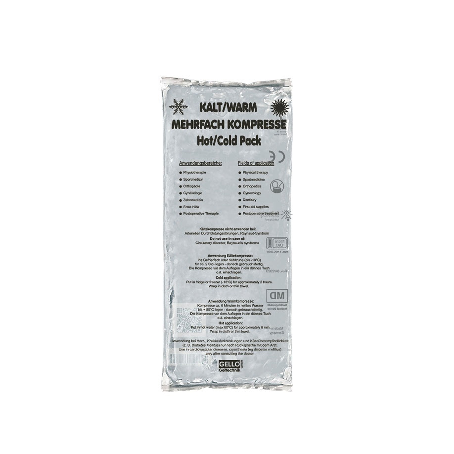 [MEG 600062W] Kalt-/Warm-Kompresse Transparent, 12 x 29 cm