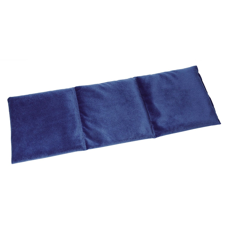[MEG 600096] Kryotherm natur Traubenkernkissen Groß, blau, ca. 55 x 20 cm