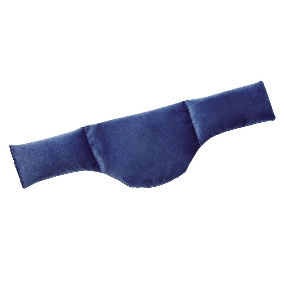 Kryotherm natur Traubenkern-Nackenkissen Blau, ca. 58 x 16 cm