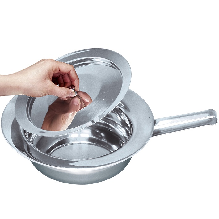 [MEG 636005] Stechbecken mit Flachgriff und Deckel Für Erwachsene -Standard