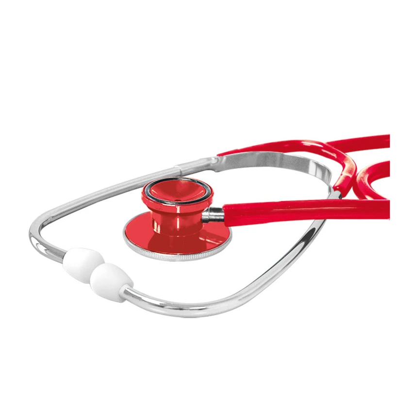 [MEG 641002.4] Stethoskop Doppelkopf ratiomed Rot