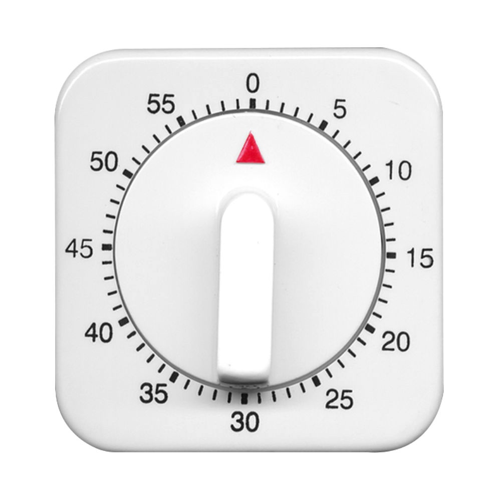Laborwecker weiß 60 Min.