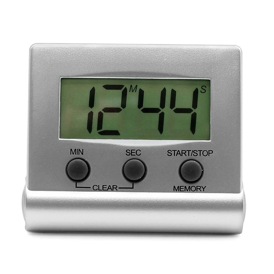 [MEG 690210] Digital Timer silber