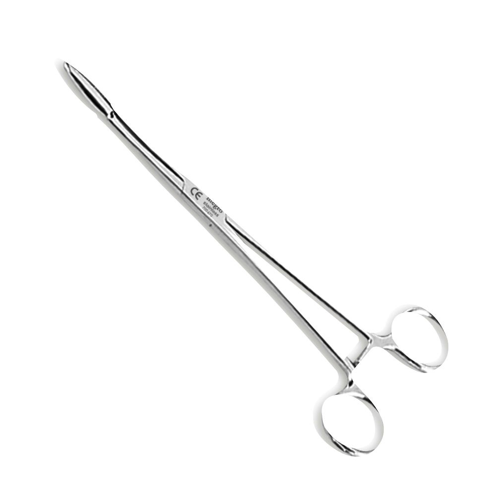 Gross-Maier Kornzange megro Gebogen, 20 cm, mit Sperre