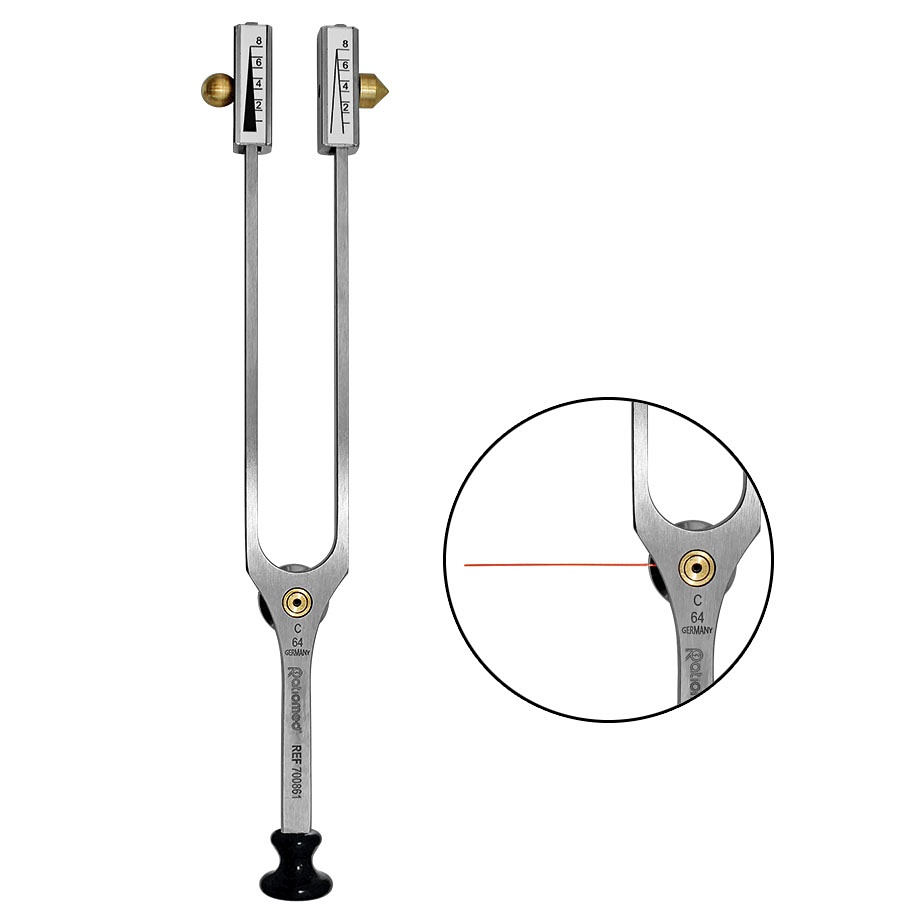 Neurologische Multifunktionsstimmgabel Ratiomed mit Monofilament