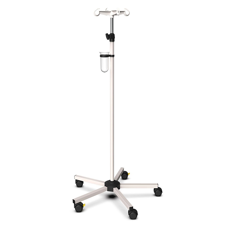 [MEG 80151] Infusionsständer ratiomed Weiß (RAL 1013)