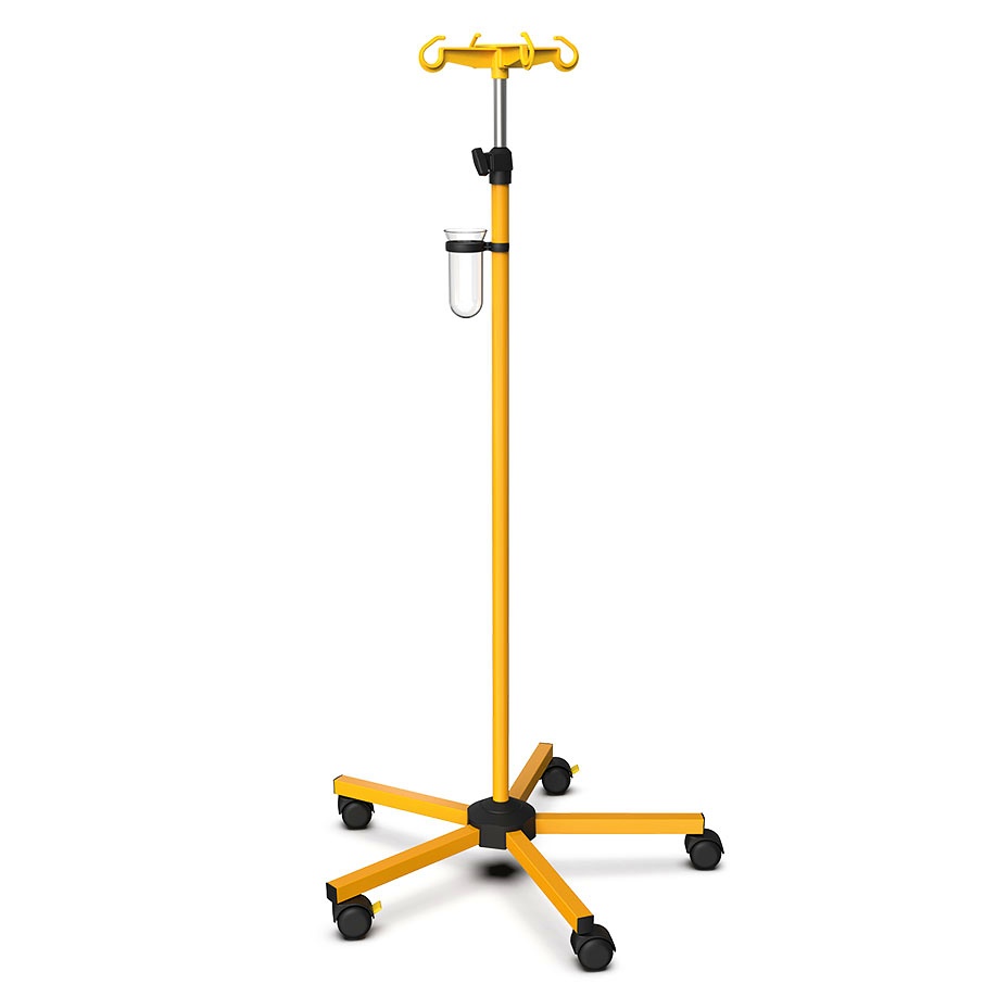 [MEG 80153] Infusionsständer ratiomed Gelb (RAL 1028)