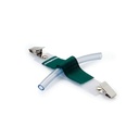 Universal-Schlauchhalter ratiomed OP-FIX DuoClip grün/weiß, 9,5x2,5 cm (25 Stck)