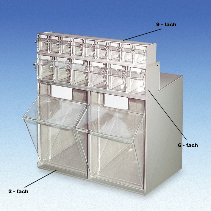 Spritzen- und Kanülenspender 2-fach beige